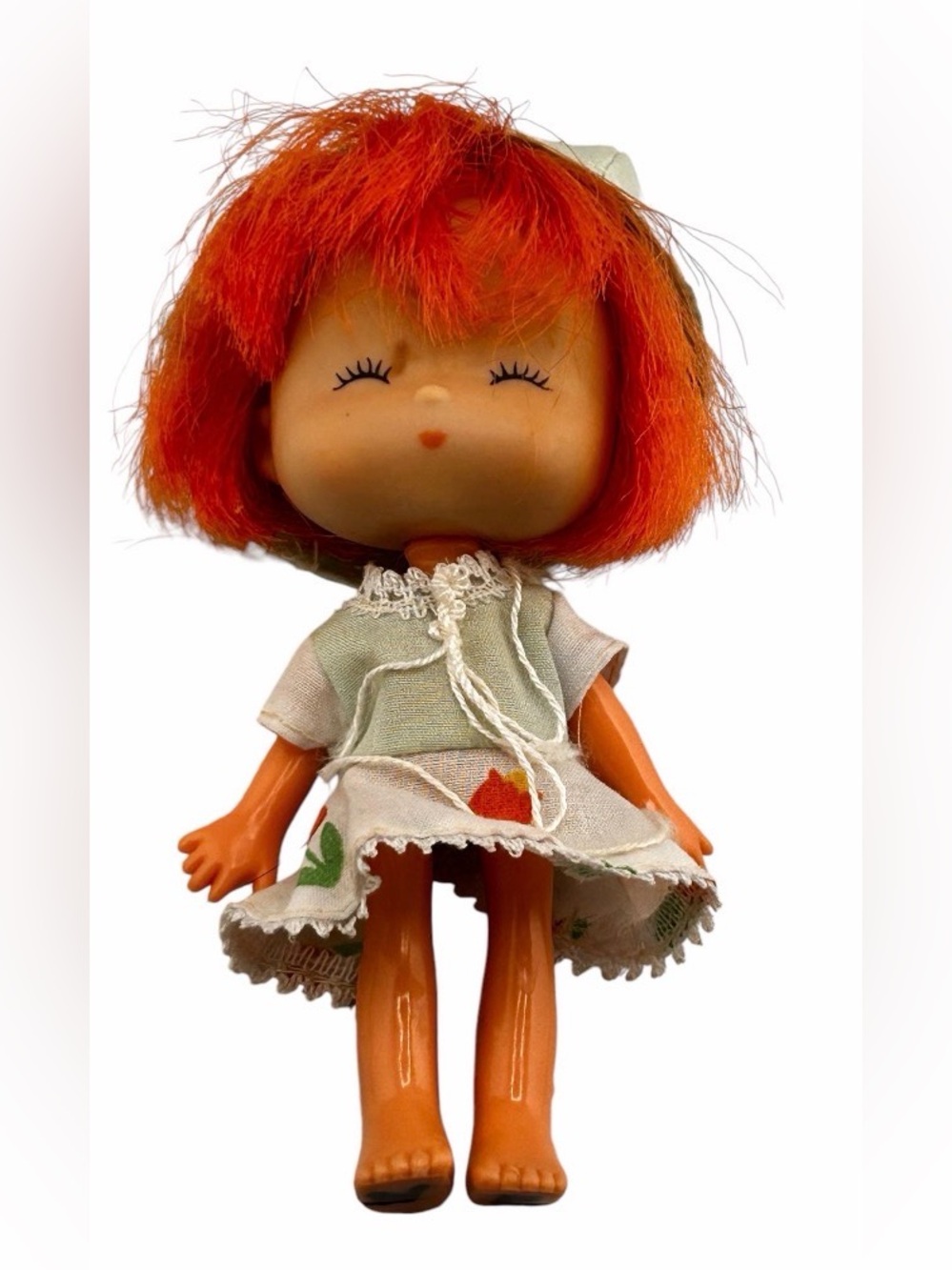 Vintage Lanard Strawberry Shortcake Clone Doll 5" Neighbors in Strawberry Land